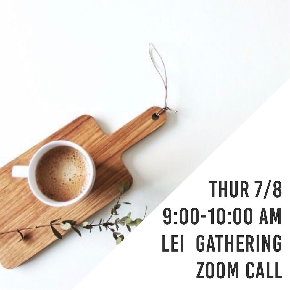 LEI Gathering | Virtual Coffee