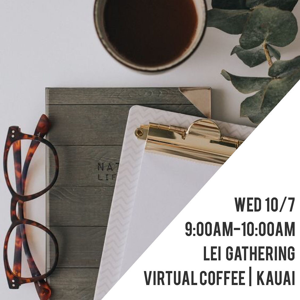 LEI Gathering | Virtual Coffee 