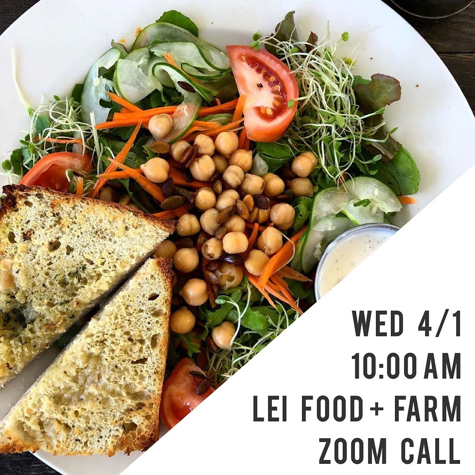 LEI Weekly | Farm + Food