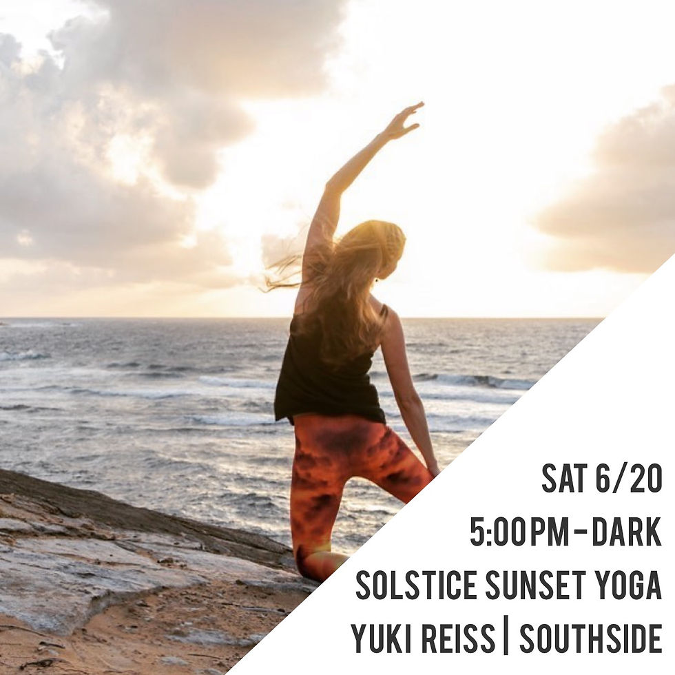 Solstice Sunset Yoga