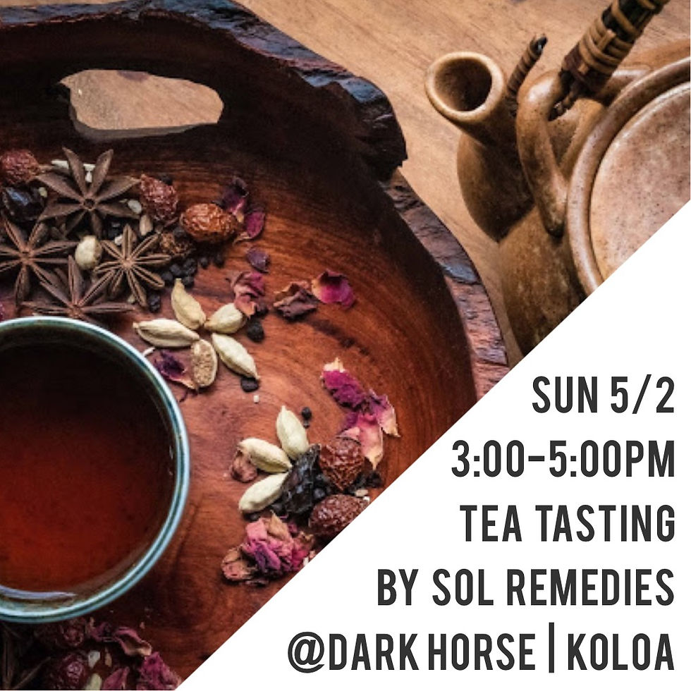 CoLab Tea Tasting w/ Sol Remedies