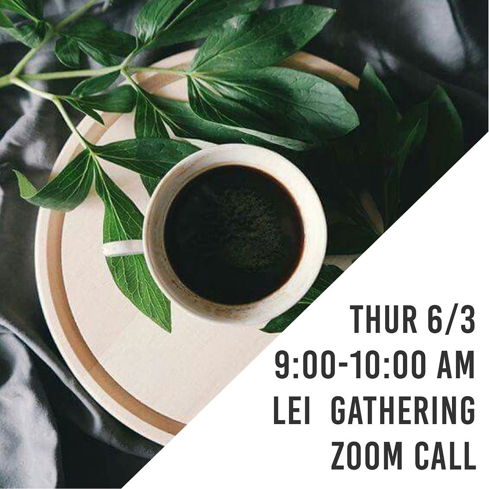 LEI Gathering | Virtual Coffee