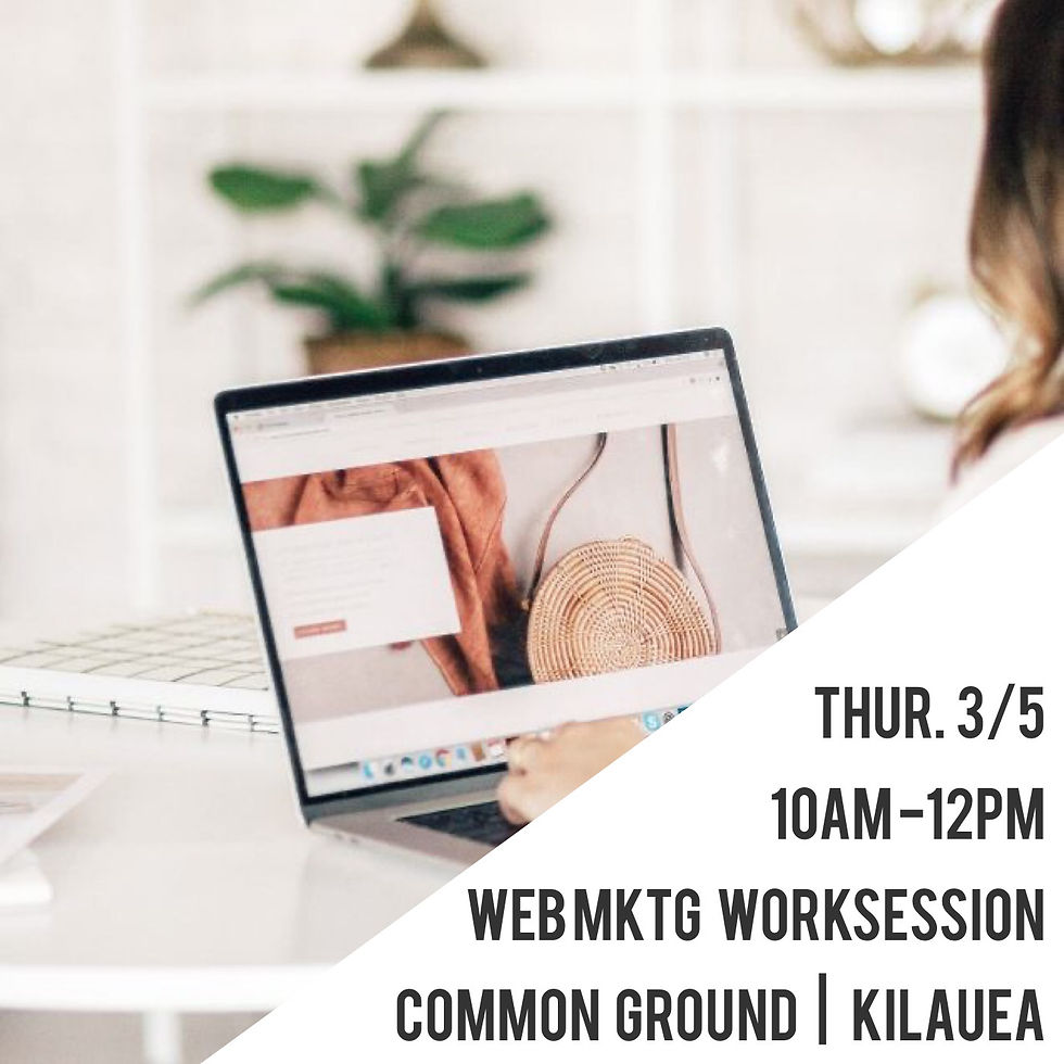 Web Marketing Worksession