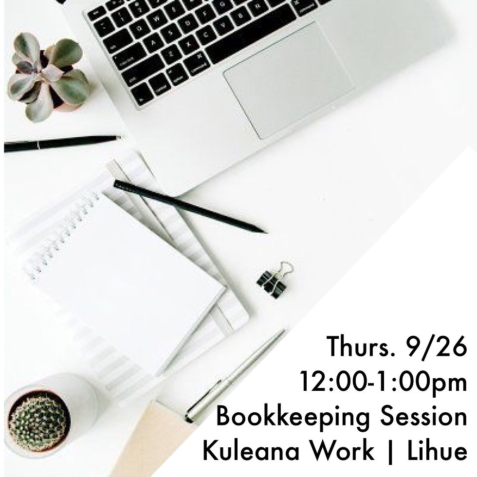 Bookkeeping Mini Session