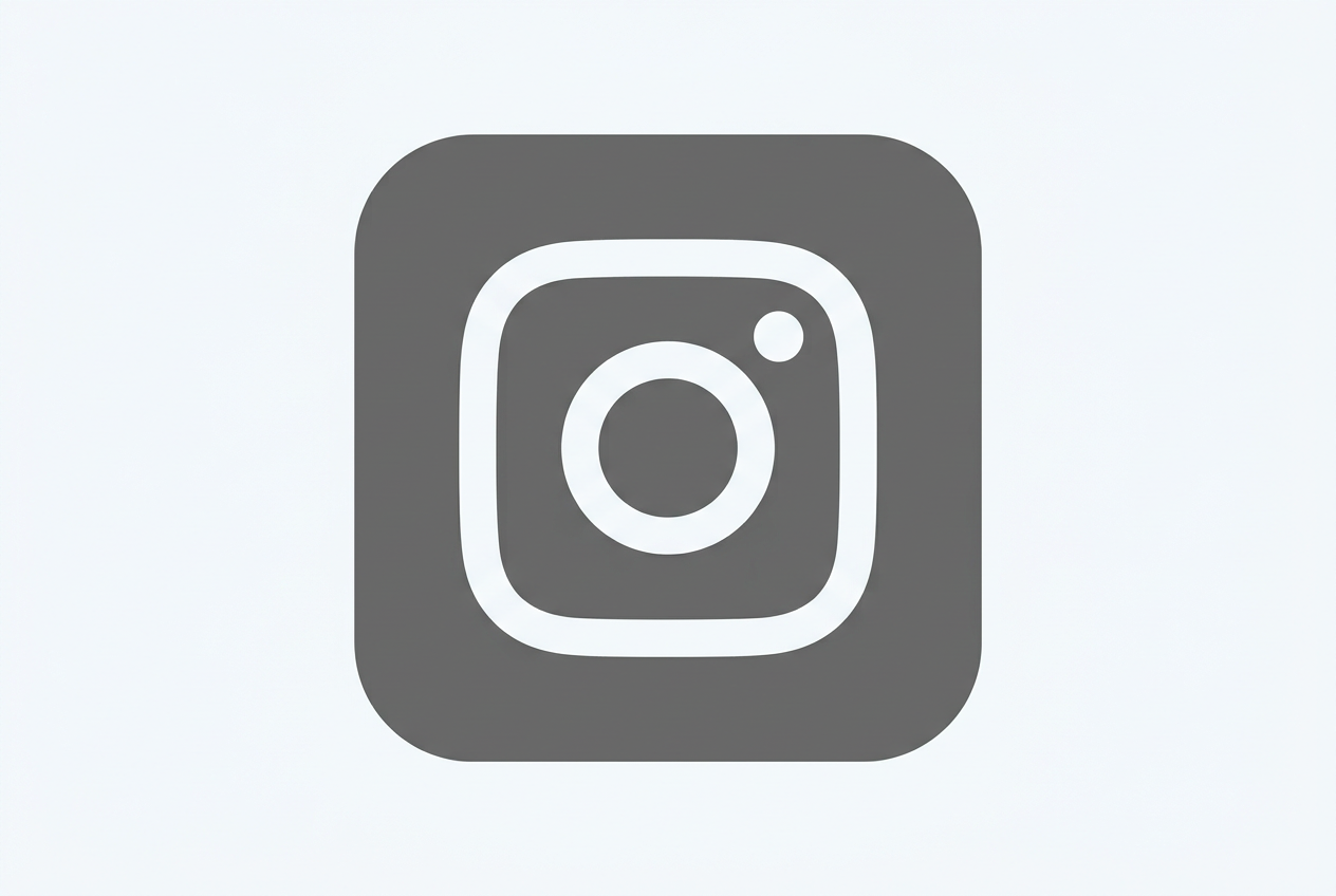Grey Instagram Icon