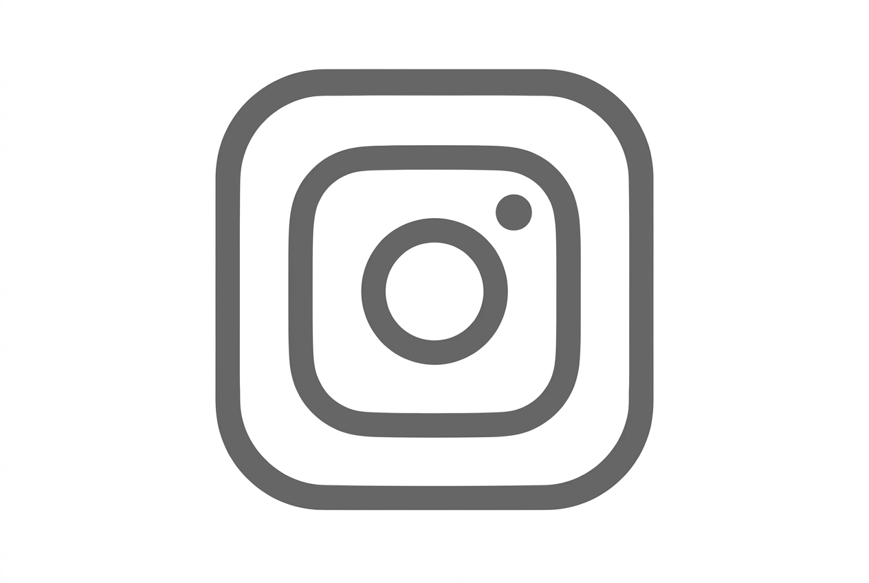 Grey Instagram Icon